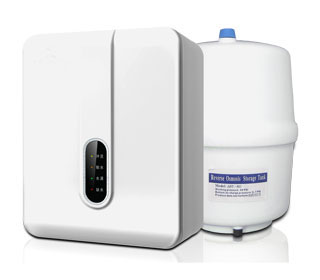 Desktop water purifier with auto flush