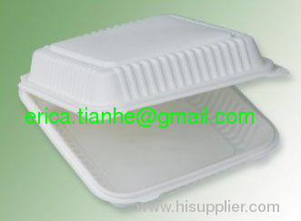 THH-07 biodegradable one com container ,lunch box