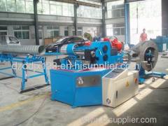 roller shear spiral duct machine