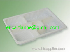 THH-23 biodegradable five coms container ,lunch box