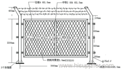 PVC coated Wire mesh fence