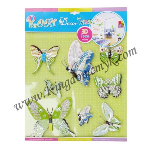 Vivid Butterfly Stickers for Room