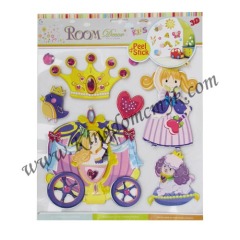 Princess and Carriage Stickers