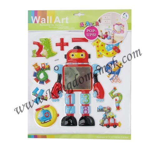 Robot and Number Stickers for Kids