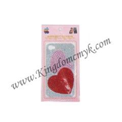 Heart Shape Crystal Stickers for Phone