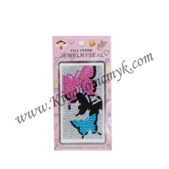 Shiny Butterfly Crystal Phone Sticker