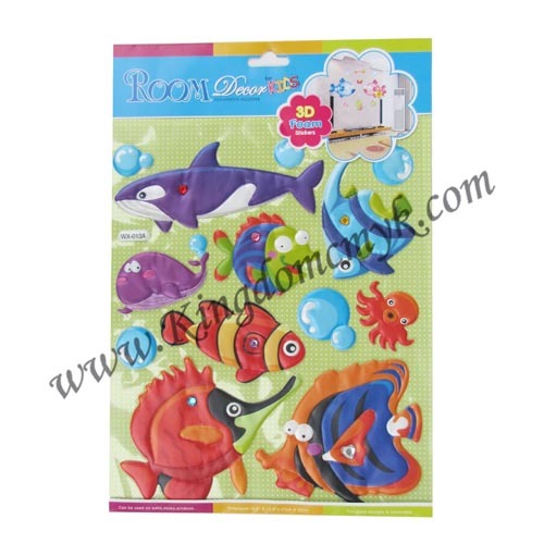 Puffy Fish Wall Stickers