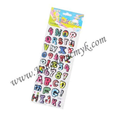 Small Letter Foam Stickers