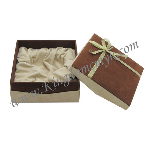 Ribbon Europe Style Flocking Gift Box