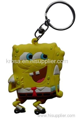 3D soft PVC keychain