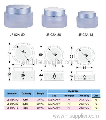 round Acrylic Jar