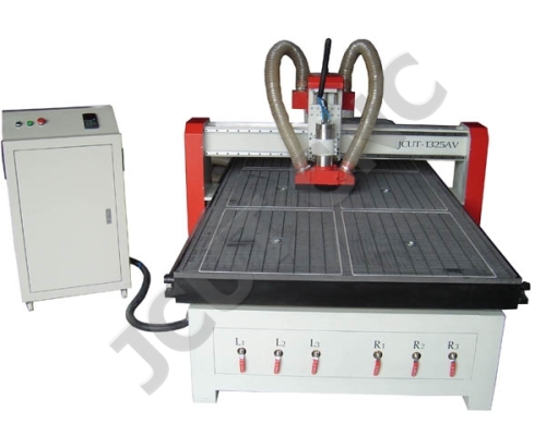 wood cnc router JCUT-1325AV ( with vacuum table and dust collector)