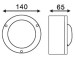 Dia.140 led bulkhead