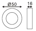 Dia.50 led bulkhead