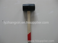 rubber hammer with wooden handle