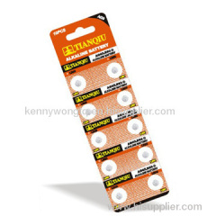 Alkaline button cell