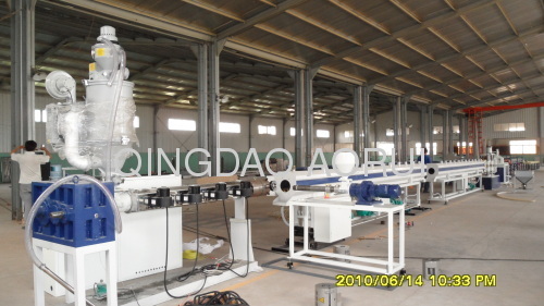 PVC pipe production unit