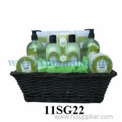 Basket bath set