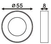 Dia.55 led bulkhead