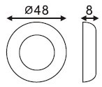 Dia.48 led bulkhead