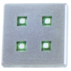 IP20 38x38mm led bulkhead