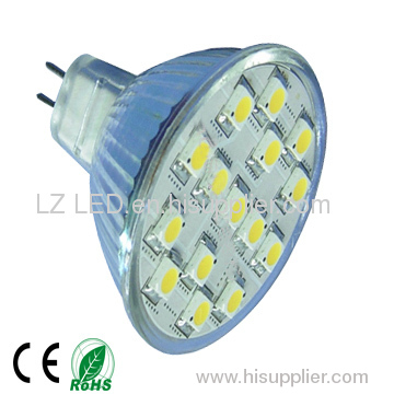 MR16 15leds SMD LED bulb