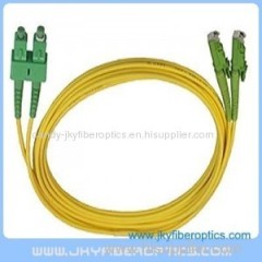 SC/APC-E2000/APC SM Duplex Fiber Patch Cord