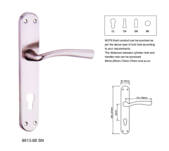 Golden Plating Door Lock Plate/Panel