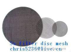 water filter mesh/disc, stainless steel filter mesh