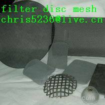 perforated filter disc / stainless steel wire mesh