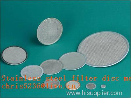 elliptical filter disc mesh
