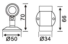 2x1W Led Landscape Light
