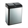 Two sort 70L stainless Sensor Dustbin