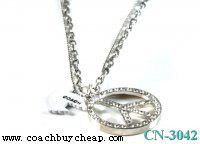 Silver Coach Necklace