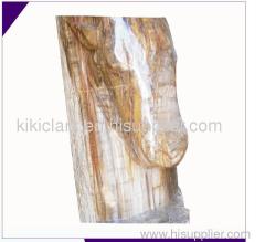 CARVING PETRIFIED WOOD