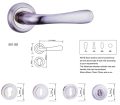 Zinc Alloy Door Lock Handle