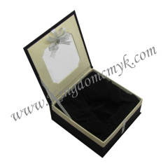 Flocked Gift Boxes with Window