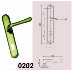 Door Lock Panel with Different Handle