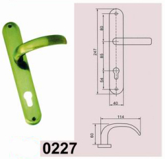 Door Lock Panel with Different Handle