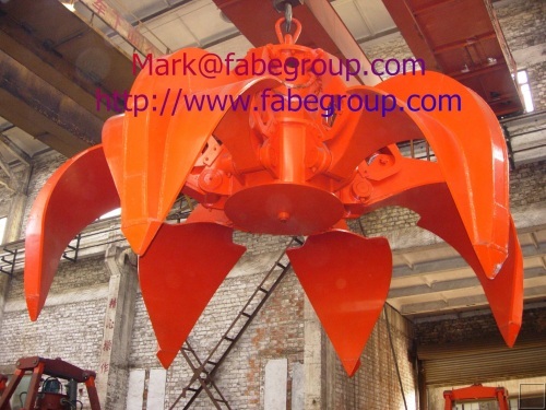 Motor Hydraulic Orange Peel Grab