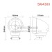 truck trailer 5" HID offroad light work lamp