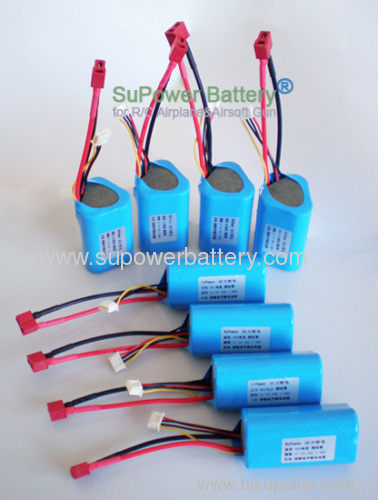 11.1V 1500mAh 15C Li-ion Battery Pack for 450 RC Helicopter