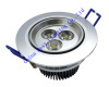 3w 220v Al Body PC cover round led downlight