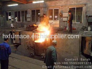 Aluminum Shell Melting Induction Furnace 250kg