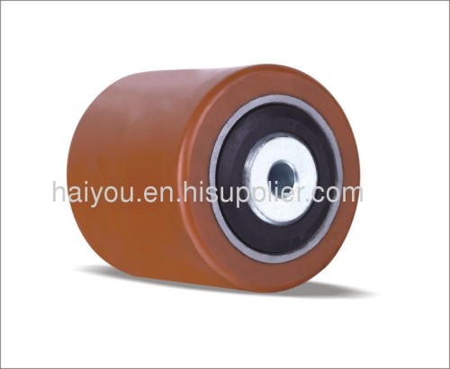 pallet rollers pu roller with steel center