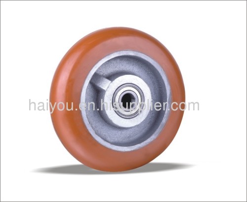 Polyurethane wheels with cast iron centre Crown Polyurethane