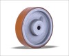8inch Polyurethane Wheels with cast iron center(plain 31.5mm bore)