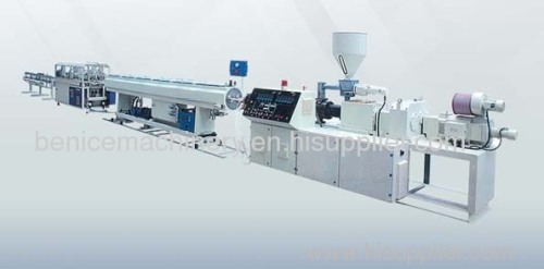 Plastic twin-tube production line