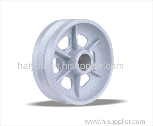 V groove wheels cast iron