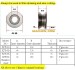 V groove bearings